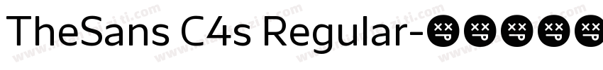 TheSans C4s Regular字体转换
